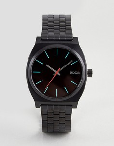Черные часы Nixon Time Teller - Черный
