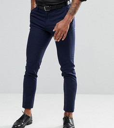 Темно-синие укороченные брюки скинни ASOS TALL - Темно-синий