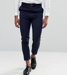 Темно-синие зауженные брюки ASOS TALL - Темно-синий