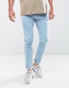 Выбеленные джинсы скинни цвета индиго LDN DNM - Синий
