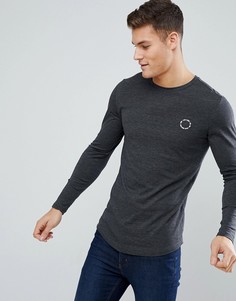 Лонгслив с логотипом на груди Jack &amp; Jones - Черный