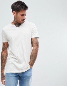 Бежевая футболка ASOS - Серый