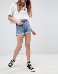 Синие джинсовые шорты в винтажном стиле ASOS - Синий