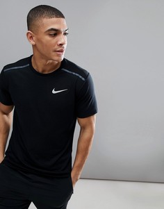 Черная футболка Nike Running 892813-010 - Черный