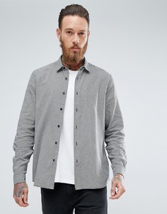 Рубашка навыпуск с узором ломаная клетка ASOS - Черный