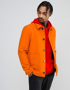 Оранжевая куртка с добавлением шерсти ASOS - Оранжевый
