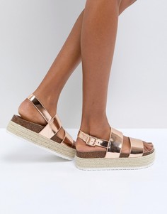Массивные сандалии ASOS FERGUSON - Бежевый