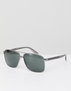 Серебристые солнцезащитные очки-авиаторы Versace 0VE2174 59 мм - Серебряный