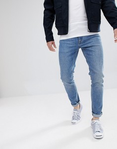 Выбеленные джинсы скинни ASOS - Синий
