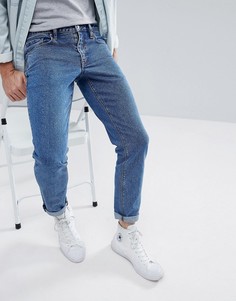 Выбеленные джинсы слим ASOS - Синий