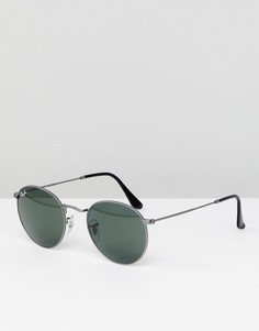 Круглые солнцезащитные очки Ray-Ban 0RB3447 - 50 мм - Серебряный