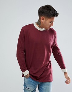 Свободный лонгслив с высоким воротом ASOS - Мульти
