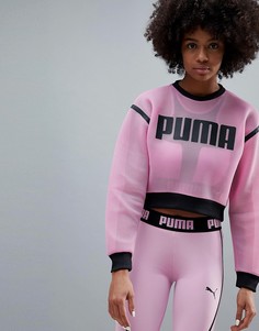 Сетчатый свитшот Puma Active эксклюзивно для Asos - Фиолетовый