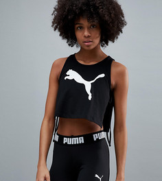 Черная майка с завязками Puma эксклюзивно для ASOS - Черный