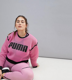 Сетчатый свитшот Puma Plus Active эксклюзивно для Asos - Фиолетовый