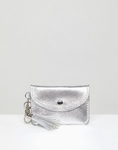 Кошелек с подвеской-кисточкой New Look - Серебряный