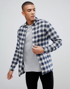 Рубашка в клетку Jack &amp; Jones Premium - Синий