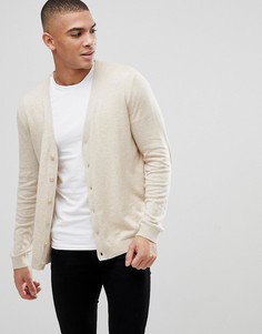 Хлопковый кардиган ASOS - Бежевый