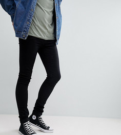 Ультразауженные черные джинсы ASOS TALL - Черный