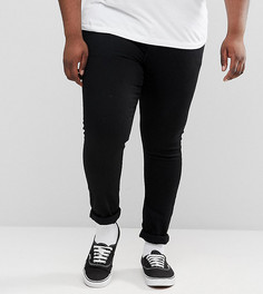Черные супероблегающие джинсы ASOS PLUS - Синий