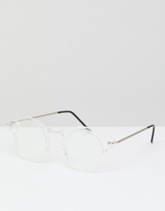 Круглые очки с прозрачными стеклами Spitfire Nexus - Очистить