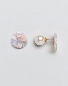 Серьги с дисками ограниченной серии - Розовый Asos