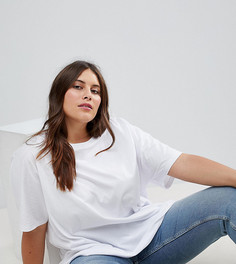 Футболка оверсайз с рукавами-кимоно ASOS CURVE - Белый