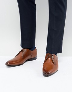 Светло-коричневые кожаные дерби Ted Baker Peair - Рыжий