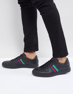 Черные кожаные кроссовки PS Paul Smith Lapin - Черный