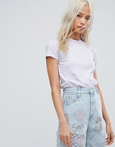 Футболка с эффектом брызг краски Levis Line 8 - Фиолетовый