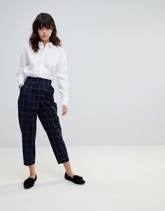 Суженные книзу строгие брюки в клетку ASOS - Мульти