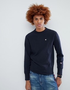 Темно-синий свитшот с логотипом Champion - Темно-синий