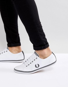 Белые кожаные кроссовки Fred Perry Kingston - Белый