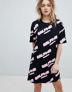 Платье-футболка ASOS - Черный