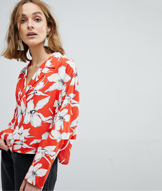 Блузка с цветочным принтом в винтажном стиле Vero Moda - Мульти