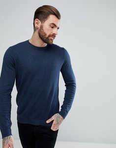 Темно-синий хлопковый джемпер ASOS - Темно-синий