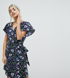 Платье с запахом Vero Moda Petite - Мульти