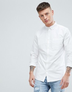 Белая оксфордская рубашка классического кроя New Look - Белый