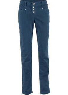 Брюки из эластичного хлопка (темно-синий) Bonprix