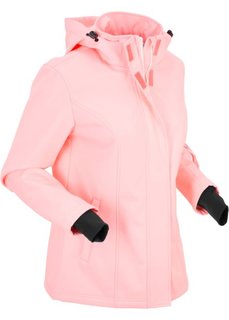 Куртка для активного отдыха на плюшевой подкладке (розовый неон) Bonprix