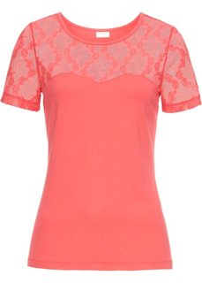 Футболка (нежно-омаровый) Bonprix