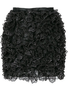 мини-юбка с оборкой  Christopher Kane