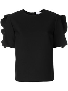блузка с оборками MSGM