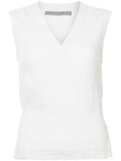 v-neck fitted sleeveless sweater Raquel Allegra