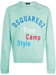True Camp Style print sweatshirt Dsquared2