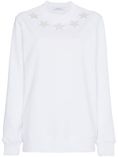 свитер с аппликациями в виде звезд  Givenchy