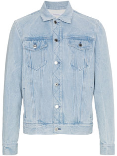 джинсовая куртка с принтом-логотипом  Givenchy