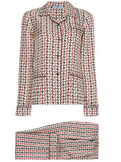 Silk pyjamas with wave pattern Prada