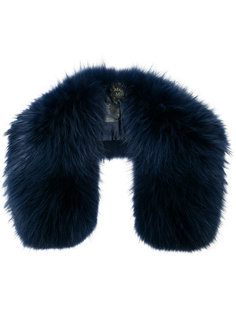 navy fur collar Mr &amp; Mrs Italy