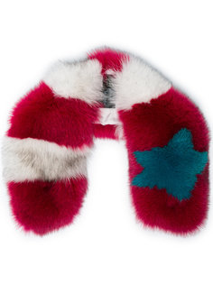 fur star intarsia collar Mr &amp; Mrs Italy